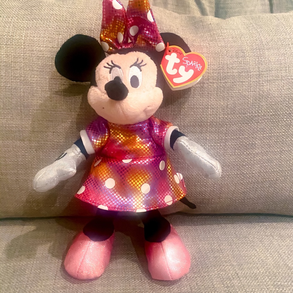 TY Sparkle Minnie Mouse. In great shape.